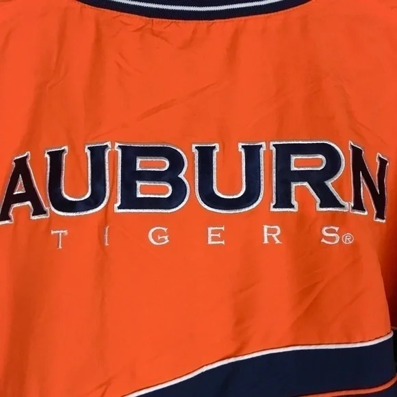 AUBURN Tigers Pullover Jacket Embroidered Spellout Windbreaker Game Day Size XXL - Picture 8 of 13